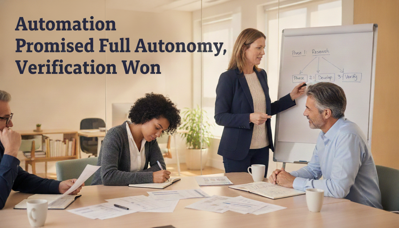 The Autonomous Accounting Myth: Why Human Verification is Still Winning