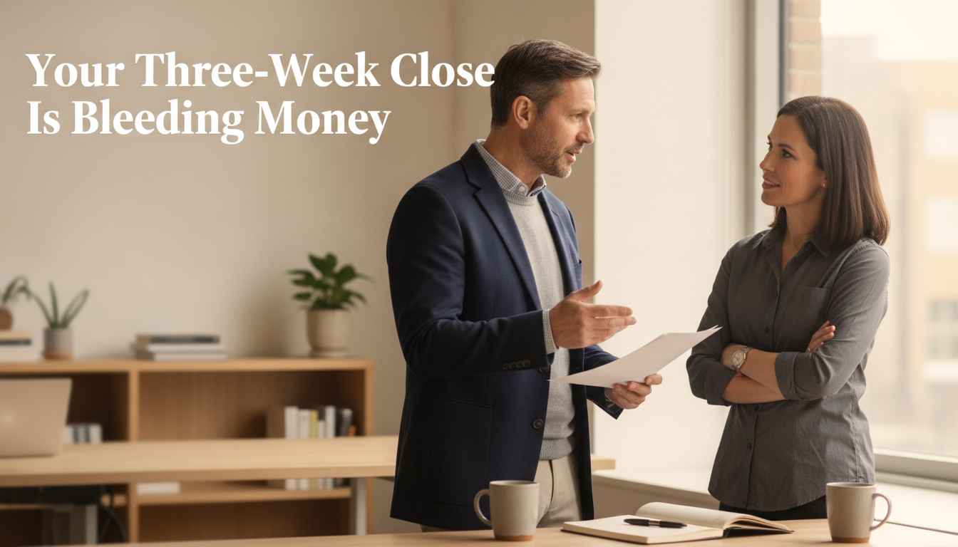 Why Your Three-Week Financial Close Is Now a Visible Competitive Liability