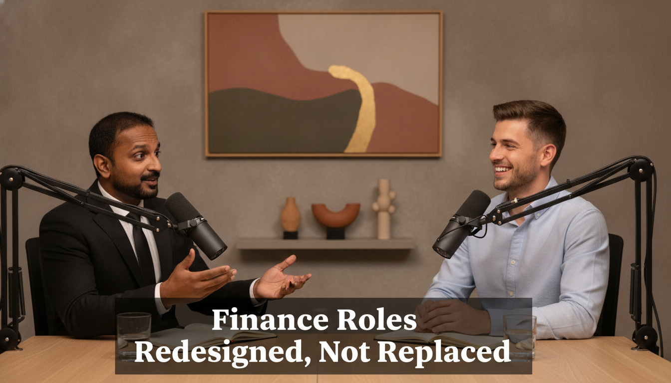 Finance Roles Redesigned, Not Replaced
